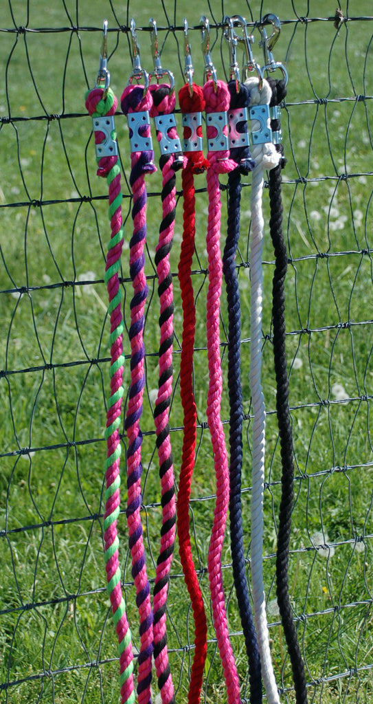スタジオニコルソン　ROJO WASHED COTTON POLY LEAD Cotton Lead Ropes by Equine Textiles